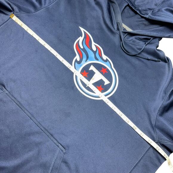 Tennessee Titans Hoodie Mens XL NFL Football Pullover Sweatshirt Nike Polyester - Picture 6 of 16